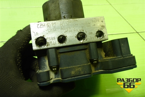 Блок ABS (6R0614117AP) для Volkswagen Polo (седан) с 2010г (Поло)