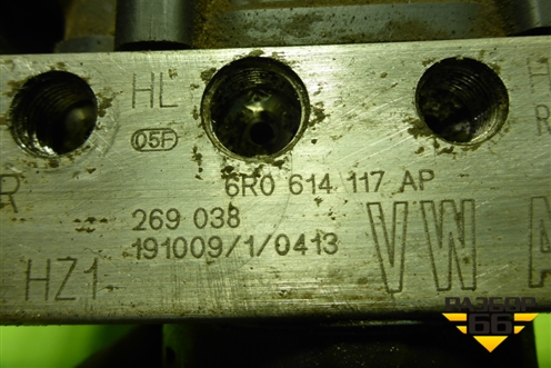 Блок ABS (6R0614117AP) для Volkswagen Polo (седан) с 2010г (Поло)