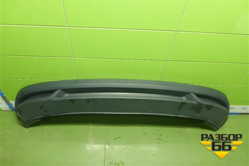 Юбка заднего бампера (60U807521) для Skoda Rapid с 2020г (Рапид)