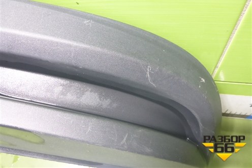 Юбка заднего бампера (60U807521) для Skoda Rapid с 2020г (Рапид)