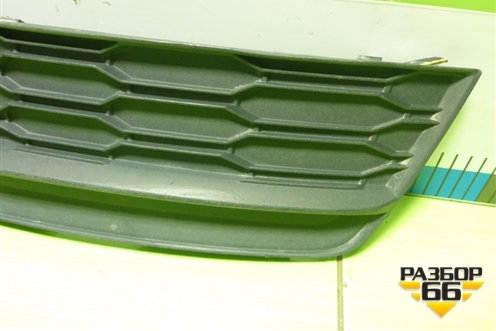 Накладка переднего бампера левая (после 2017г) (5JA807367A) для Skoda Rapid с 2013г (Рапид)