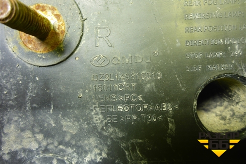 Фонарь задний правый  (DZ9L149810010) для Shacman (shaanxi) X6000 (Х6000)