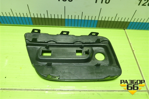 Накладка заднего бампера левая (StepWay под парктроник не оригинал) для Renault Sandero с 2013-2022г (Сандеро)