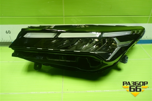 Фара левая (после 2023г Led с блоком) (7051055300) для Geely Coolray с 2019-2025г (Кулрей)