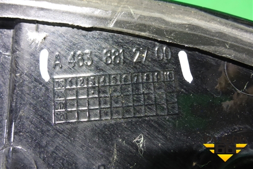 Накладка заднего крыла левого (A4638812700) для Mercedes Benz G-Klass W463 с1989г (Гелендваген)