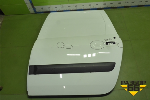 Дверь задняя левая (не под стекло) (821015688R) для VAZ Largus/Ларгус с 2012-2024г