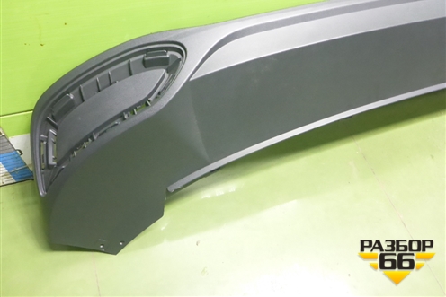 Юбка заднего бампера (новая) (6N5807568C) для Volkswagen Polo с 2020г (Поло)