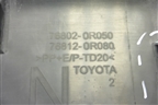 Накладка двери багажника (768020R050) для Toyota Rav-4 с 2018г (Рав 4)