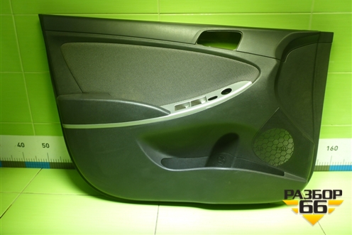 Обшивка двери передней левой под электрику (823704L010) для Hyundai Solaris с 2010-2016г (Солярис)