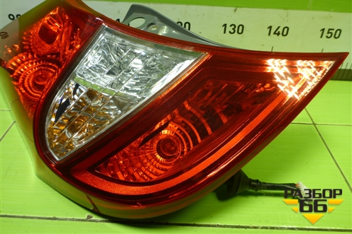 Фонарь задний левый (хетчбэк) (924011R200) для Hyundai Solaris с 2010-2016г (Солярис)