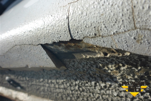 Порог со стойкой правый для Hyundai Solaris с 2010-2016г (Солярис)