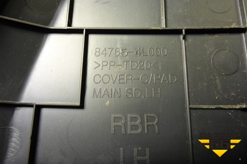 Накладка на торпедо (боковая левая) (847654L000) для Hyundai Solaris с 2010-2016г (Солярис)