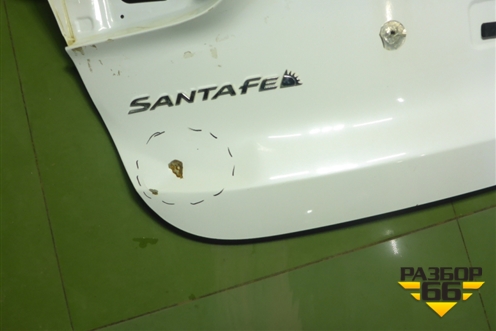 Дверь багажника без стекла (72800S1100) для Hyundai Santa Fe с 2018-2024г (Санта Фе)