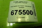 Накладка на порог наружная правая (87754D7000) для Hyundai Tucson с 2015-2022г (Туксон)