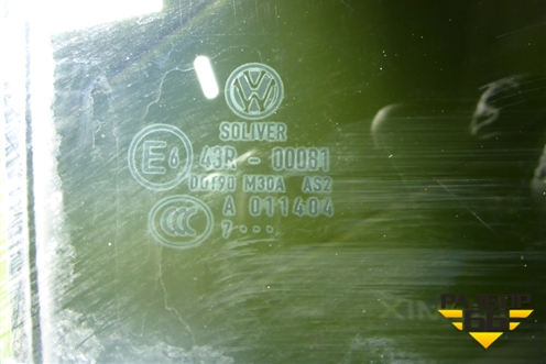 Стекло двери задней правой (седан) для Volkswagen Passat (B6) с 2005-2010г (Пассат Б6)