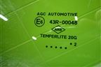 Стекло двери задней правой для Renault Sandero с 2009-2014г (Сандеро)