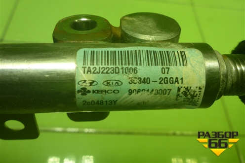 Рейка топливная рампа (2.4л G4KJ) (353402GGA1) для Hyundai Tucson с 2015-2022г (Туксон)