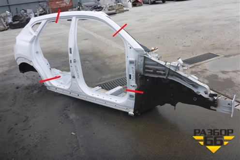 Порог со стойкой правый (71322D7D10) для Hyundai Tucson с 2015-2022г (Туксон)