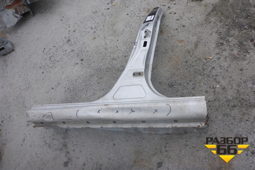 Порог со стойкой левый для Toyota Corolla (E15) с 2006-2013г (Королла 150)