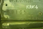 Защита антигравийная (5816542010) для Toyota Rav-4 с 2006-2013г (Рав 4)