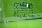 Стекло двери передней правой для Hyundai Santa Fe с 2000-2012г (Classic) (Санта Фе)