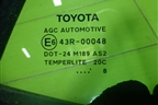 Стекло двери задней правой форточка для Toyota Auris с 2006-2012г (Аурис)