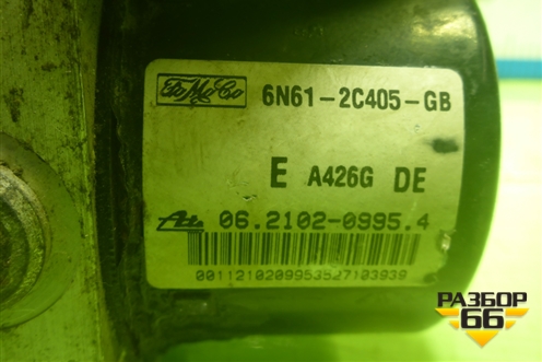 Блок ABS (6N612C405GB) для Mazda Mazda 3 (BK) с 2003-2009г 