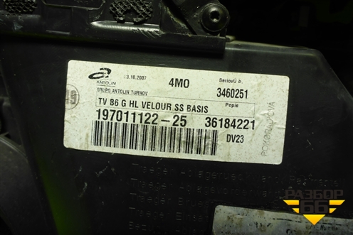 Обшивка двери задней левой под электрику (3С5867211) для Volkswagen Passat (B6) с 2005-2010г (Пассат Б6)