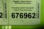 Обшивка двери передней левой под электрику (823504L010) для Hyundai Solaris с 2010-2016г (Солярис)