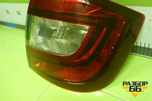 Фонарь задний правый (после 2017г) (5JH945208) для Skoda Rapid с 2013г (Рапид)