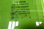 Стекло двери задней левой (6811433170) для Toyota Camry V50 с 2011-2018г (Камри)