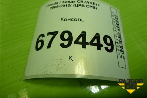 Консоль (83401SWAJ010) для Honda CR-V(RE) с 2006-2012г (ЦРВ СРВ)