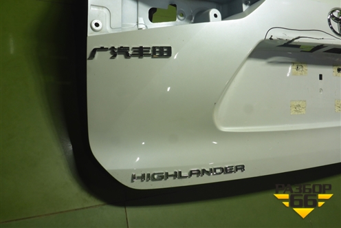 Дверь багажника без стекла (670050E540) для Toyota Highlander с 2019-2025г (Хайлендер)