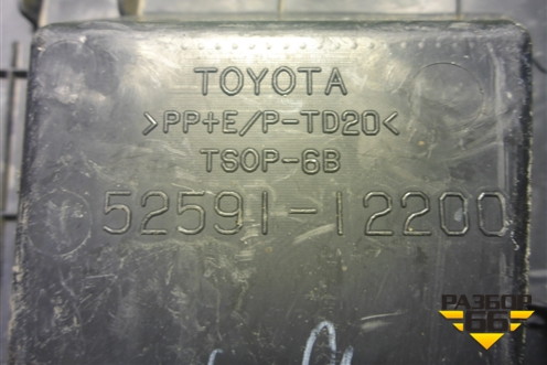 Пыльник заднего бампера правый (5259112200) для Toyota Corolla (E15) с 2006-2013г (Королла 150)