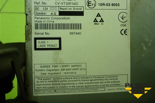 Магнитола (8614042210) для Toyota Rav-4 с 2012-2019г (Рав 4)