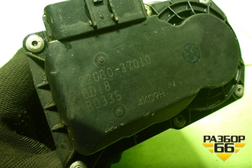 Заслонка дроссельная электрическая (2203037010) для Toyota Corolla (E15) с 2006-2013г (Королла 150)
