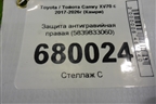 Защита антигравийная правая (5839833060) для Toyota Camry XV70 с 2017-2026г (Камри)