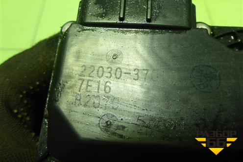 Заслонка дроссельная электрическая (ZR) (2203037010) для Toyota Corolla (E15) с 2006-2013г (Королла 150)
