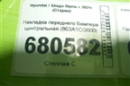 Накладка переднего бампера центральная (863A1CG600) для Hyundai Staria с 2021г (Стариа)
