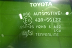 Стекло двери задней левой форточка для Toyota Rav-4 с 2012-2019г (Рав 4)