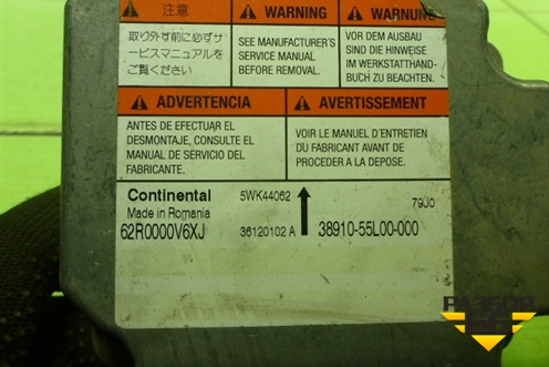 Блок управления AIR BAG (3891055L00) для Suzuki SX4 с 2006-2013г (СХ4)