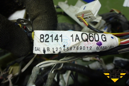 Проводка салонная (821411AQ60G) для Toyota Corolla (E15) с 2006-2013г (Королла 150)