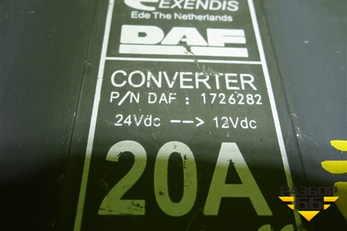 Преобразователь напряжения (1726282) для DAF XF 105 с 2005г (ХФ)