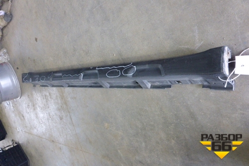 Накладка на порог наружная правая для Subaru Legacy Outback (B14) с 2009-2014г (Легаси Аутбек)