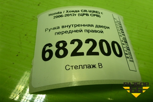 Ручка внутренняя двери передней правой для Honda CR-V(RE) с 2006-2012г (ЦРВ СРВ)