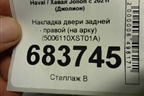 Накладка двери задней правой (на арку) (5006110XST01A) для Haval Jolion с 2021г (Джолион)