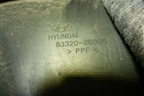 Обшивка двери задней правой под электрику (833202E000) для Hyundai Tucson с 2004-2010г (Туксон)