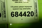 Обшивка двери передней правой под электрику (823202E000) для Hyundai Tucson с 2004-2010г (Туксон)