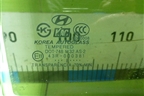Стекло двери задней правой для Hyundai Tucson с 2004-2010г (Туксон)