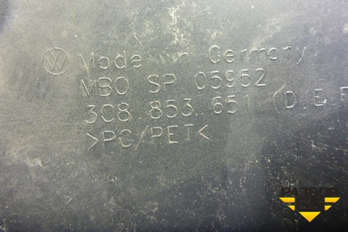 Решетка радиатора (под парктроник) (3С8853651) для Volkswagen Passat-CC с 2008г (Пассат ЦЦ)